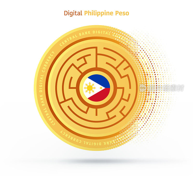 菲律宾比索数字货币图标设计