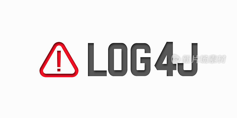 警告log4j概念说明。剪纸的风格。