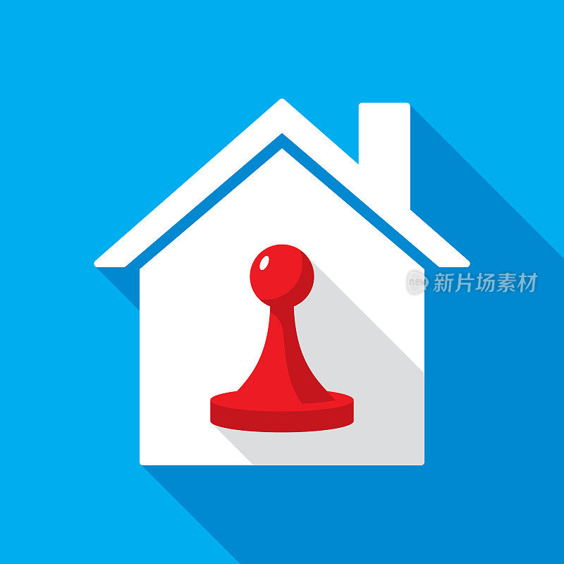 房子棋盘游戏片图标公寓