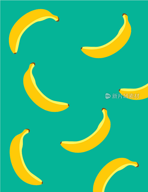 漂亮的香蕉图案壁纸