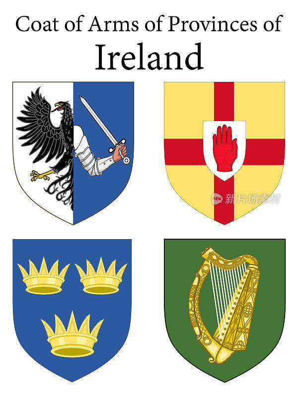 爱尔兰省盾形纹章