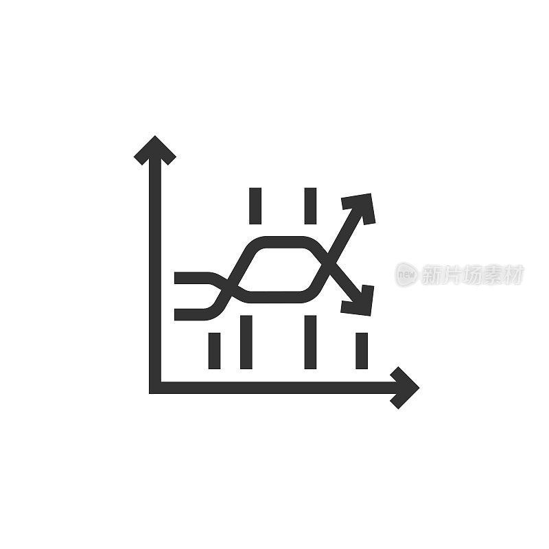 可变成本线图标