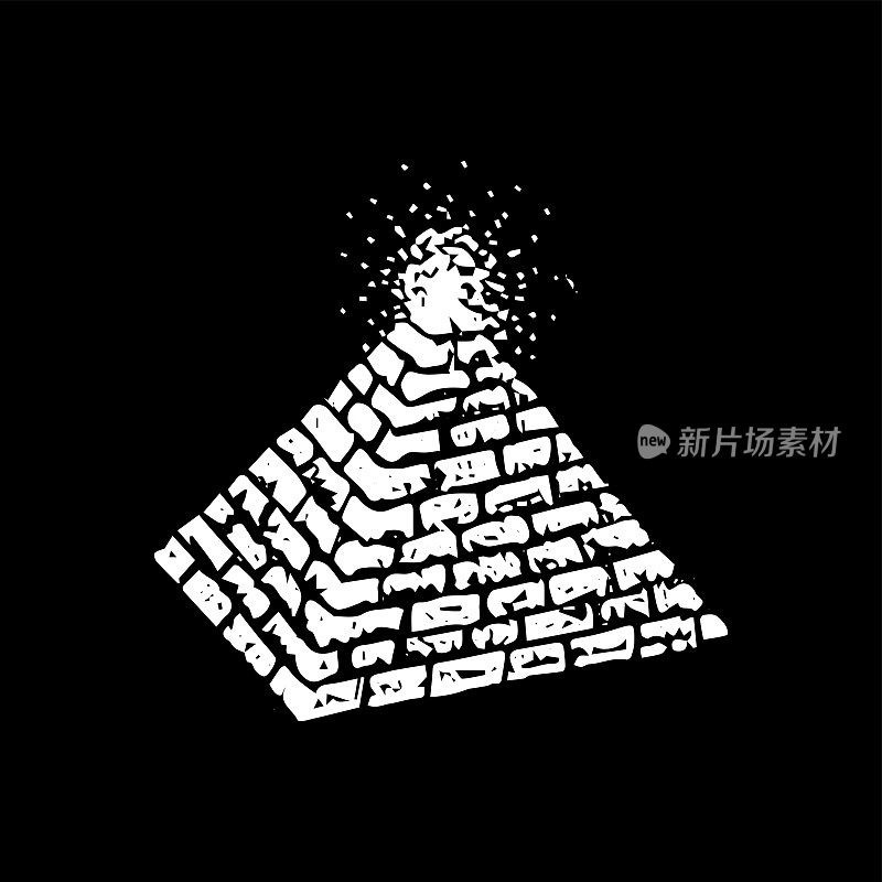 黑色金字塔Dotwork