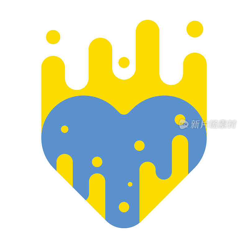 火上的心图标设计