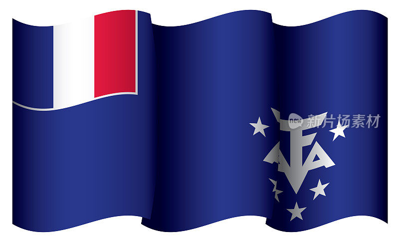 法国南部和南极地区的旗帜