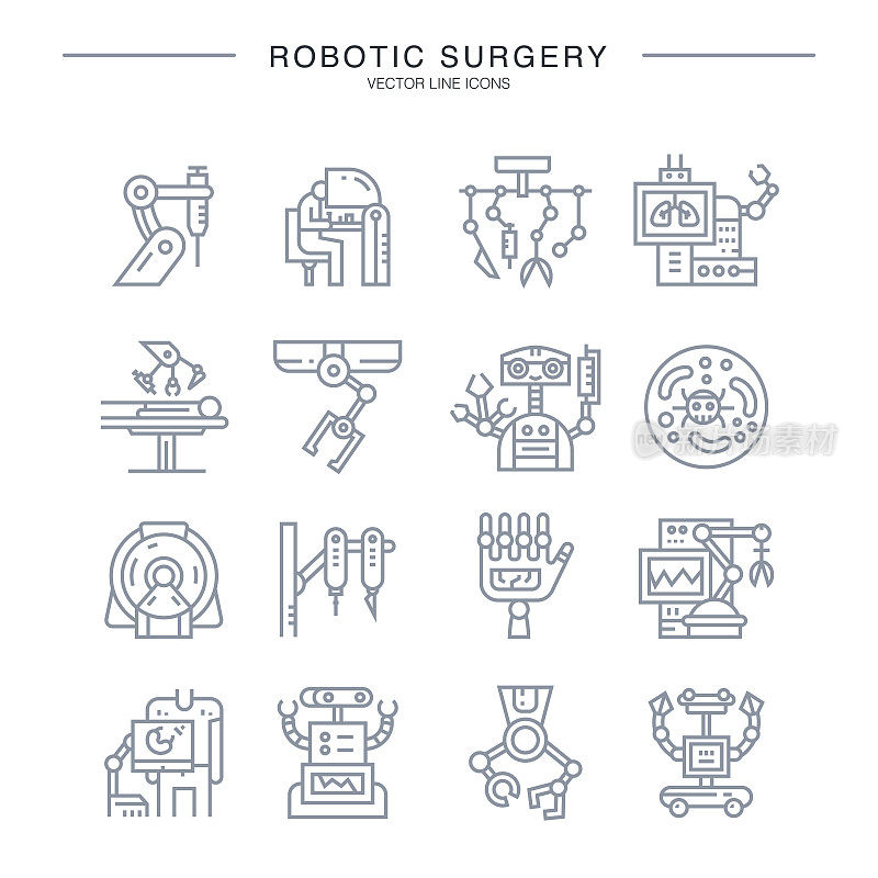机器人手术图标