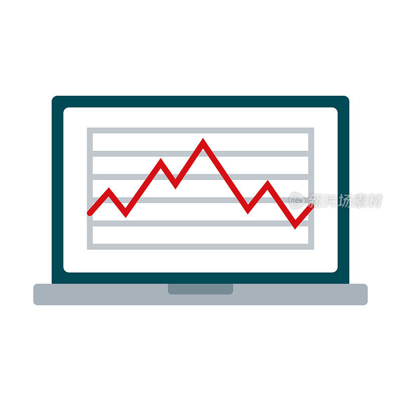 在透明的背景上轮询数据图标