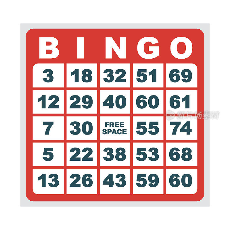 Bingo图标的透明背景