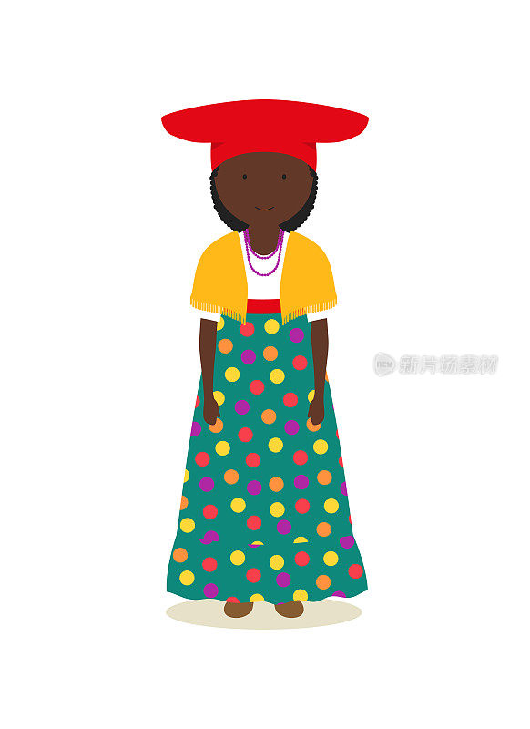 博茨瓦纳妇女的传统服装