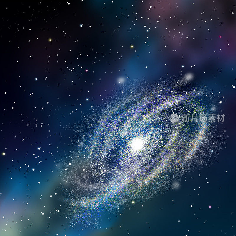 星系和星云的现实背景说明_space01