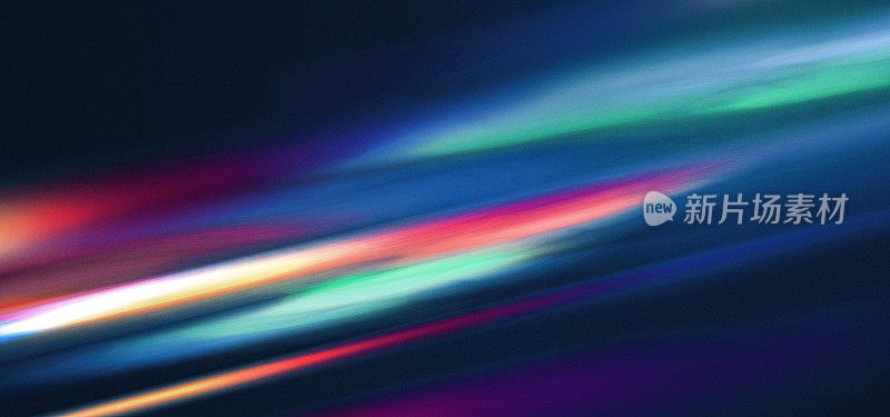 彩虹光学镜头光斑叠加效果
