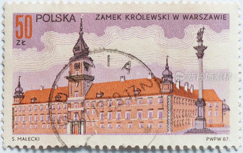 波兰华沙的雷亚尔城堡