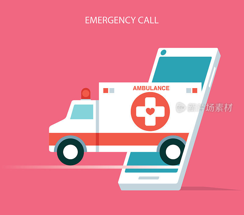 救护车通过手机