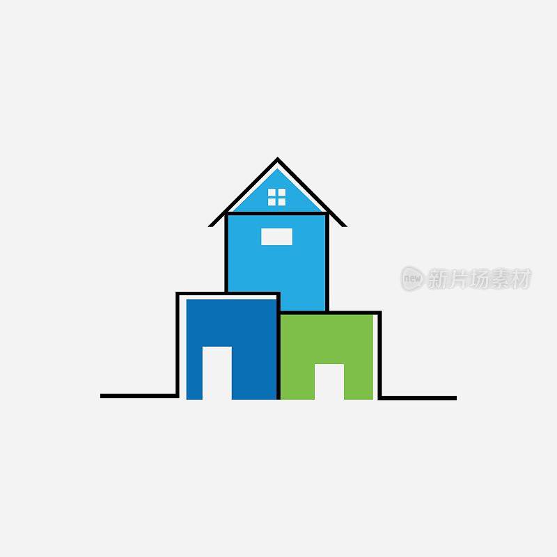 家居标志，物业建筑标志设计