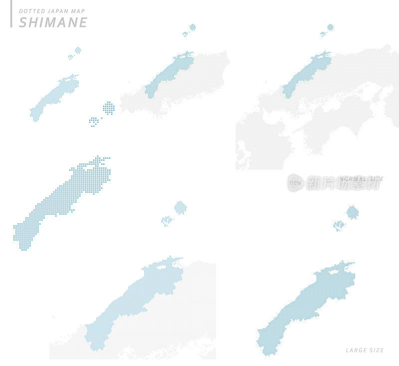 点日本地图集，岛根岛