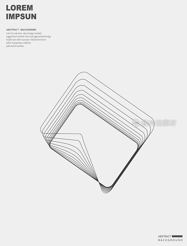 摘要黑白几何线条结构图案背景