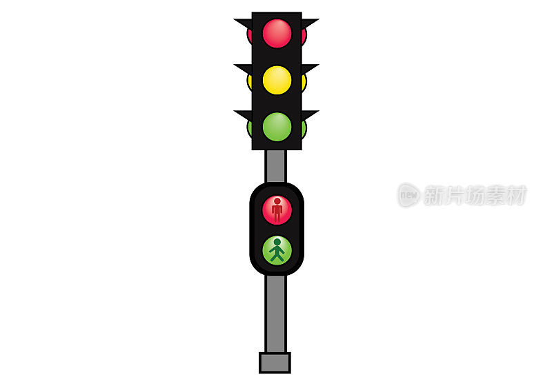 交通灯和人行横道信号灯