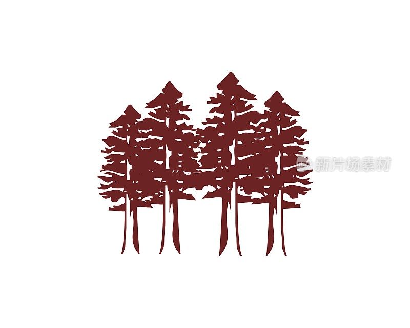 红木森林标志