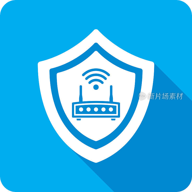 屏蔽Wifi路由器图标剪影