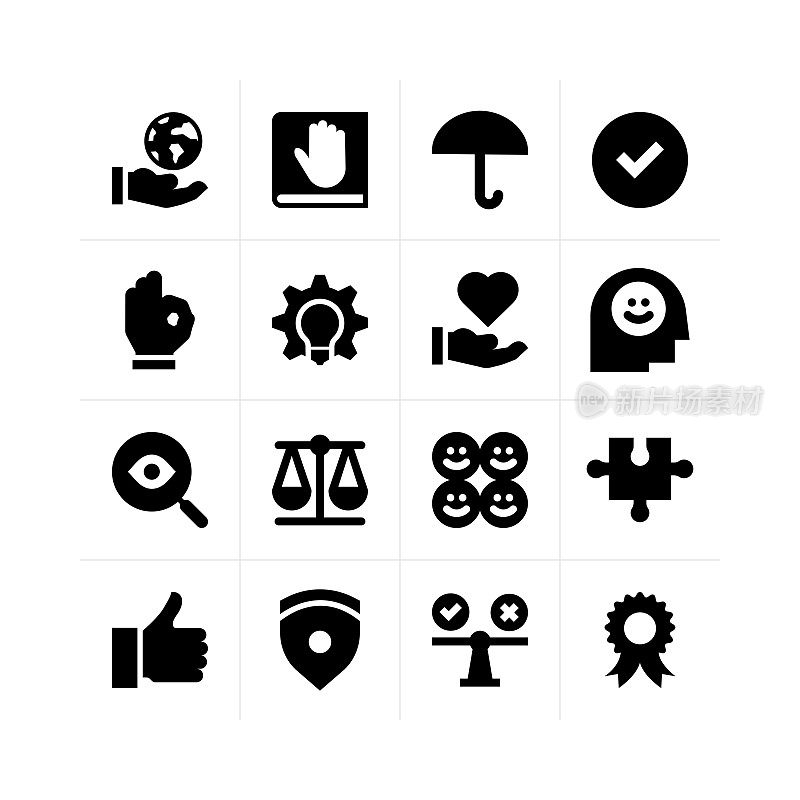 核心价值观图标