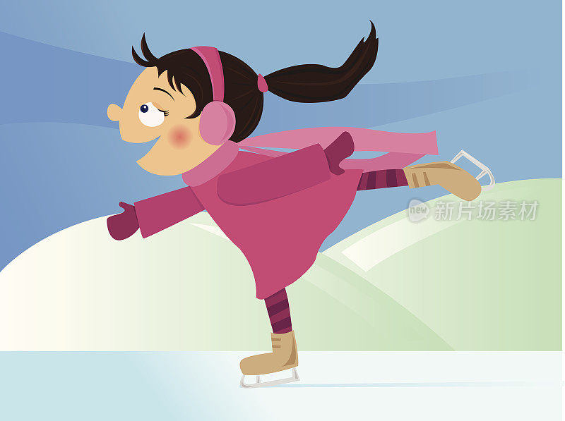 滑冰女孩
