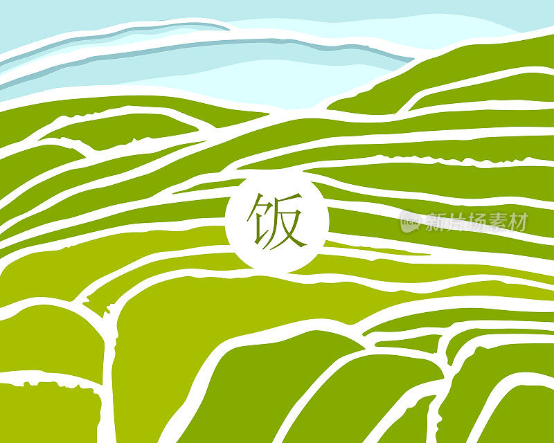 级联。中国水稻