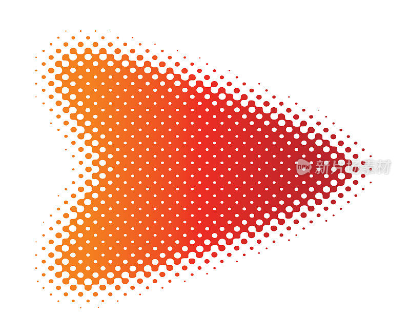 复古风格边框与半色调模式