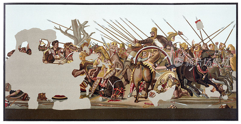 1831年在庞贝发现的亚历山大之战