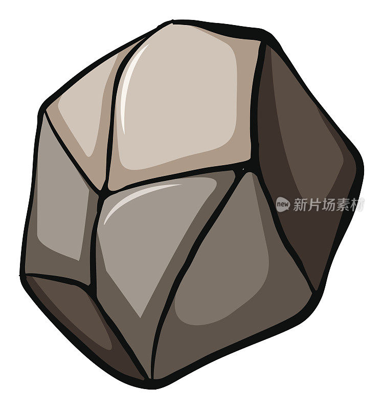 一个大的石头