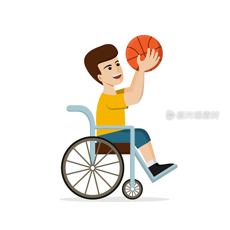 残疾人打篮球