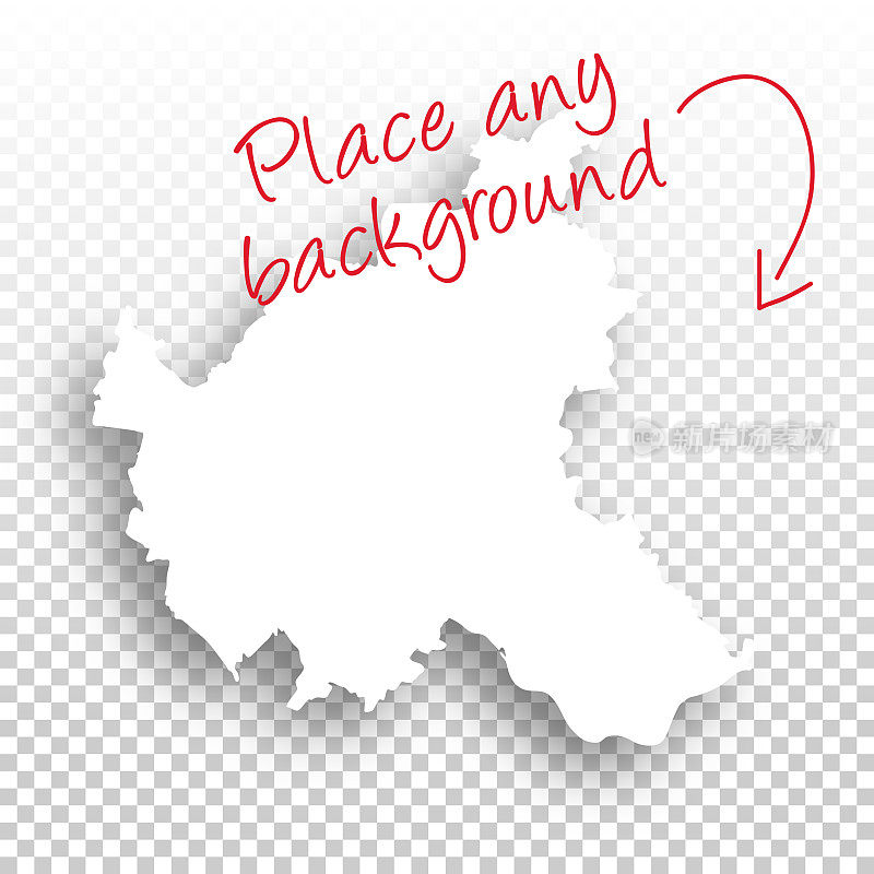 汉堡地图设计-空白背景