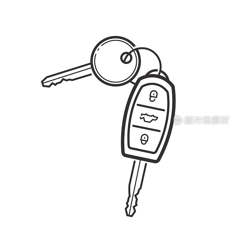 车钥匙和房子钥匙