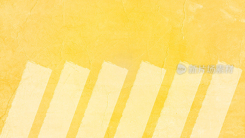 明亮的充满活力的阳光芥末黄色彩色纹理效果空白空水平矢量现代背景与较浅的颜色倾斜条纹制作单色条纹模板