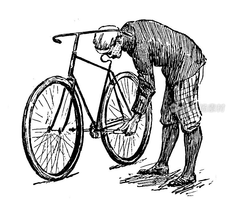 1897年的运动和消遣:骑自行车