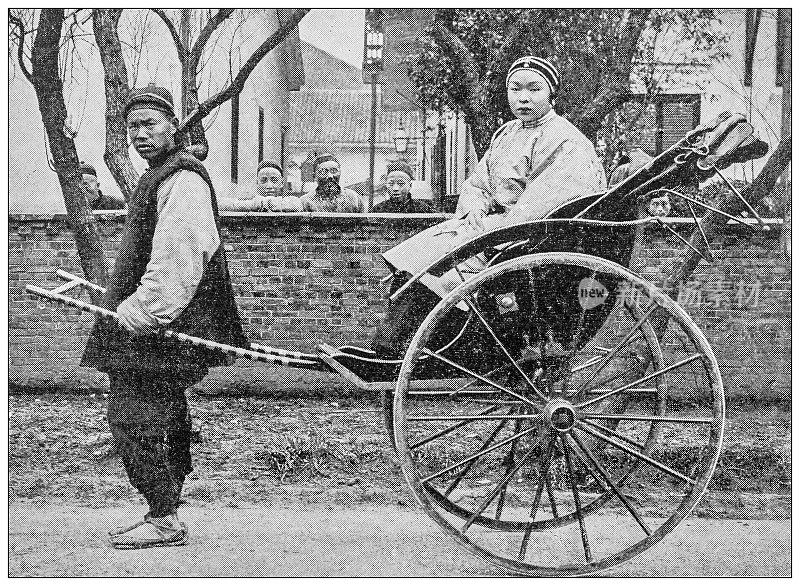 古董图片:亚洲之旅,上海