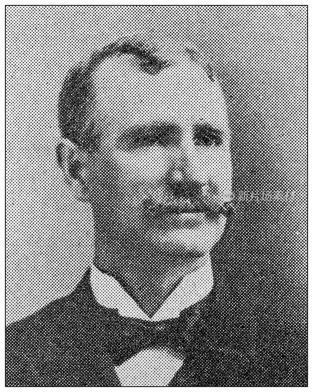 著名人物的古董肖像:托马斯・杰斐逊・麦克德莫特