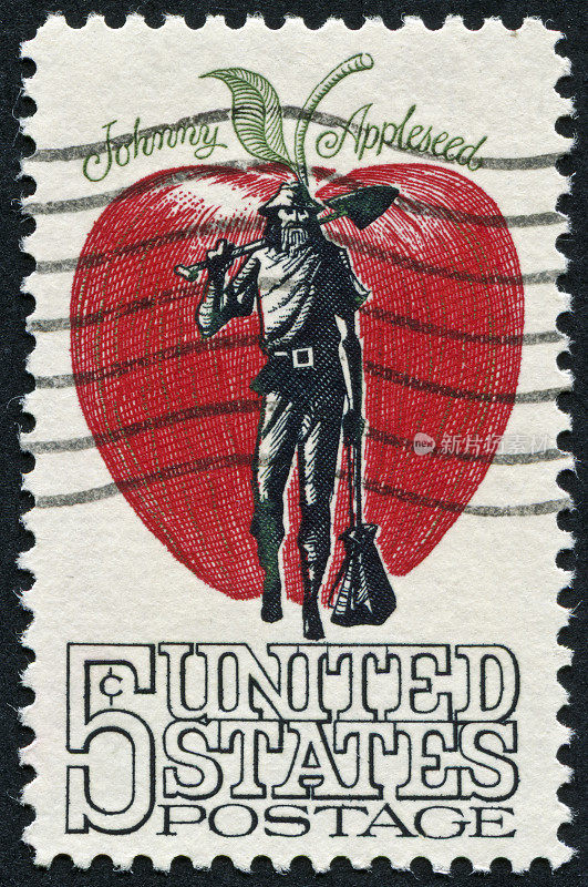 约翰尼Appleseed邮票