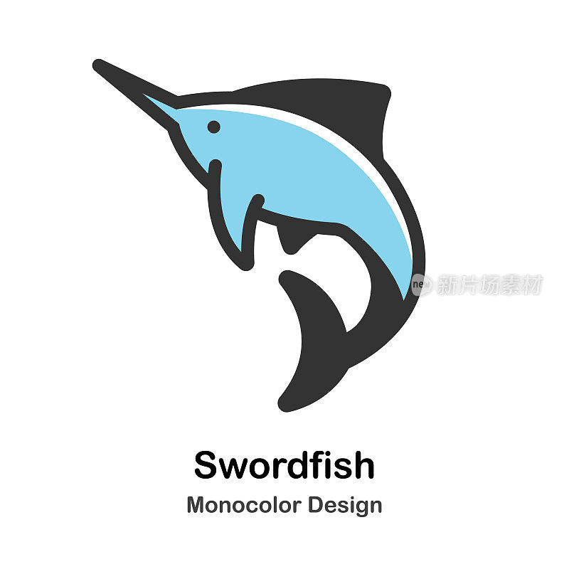 旗鱼Mono-color插图