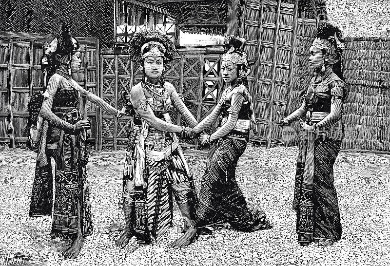 1889年世博会，巴黎：爪哇舞蹈