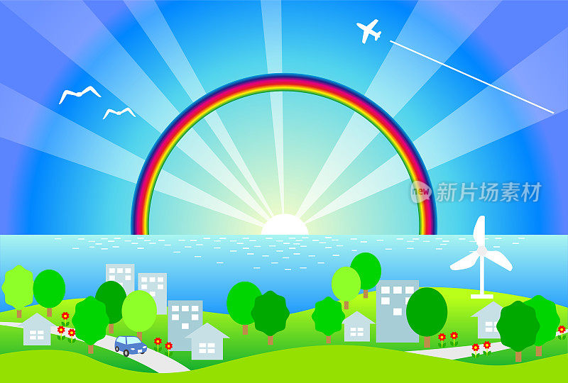 彩虹生态可持续城市