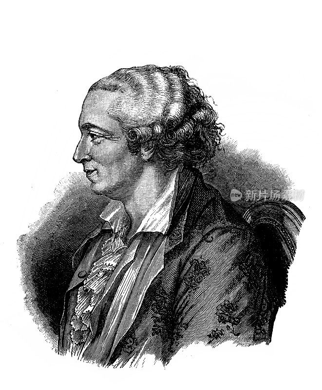皮埃尔・博马查斯（1732-1799），法属多面体