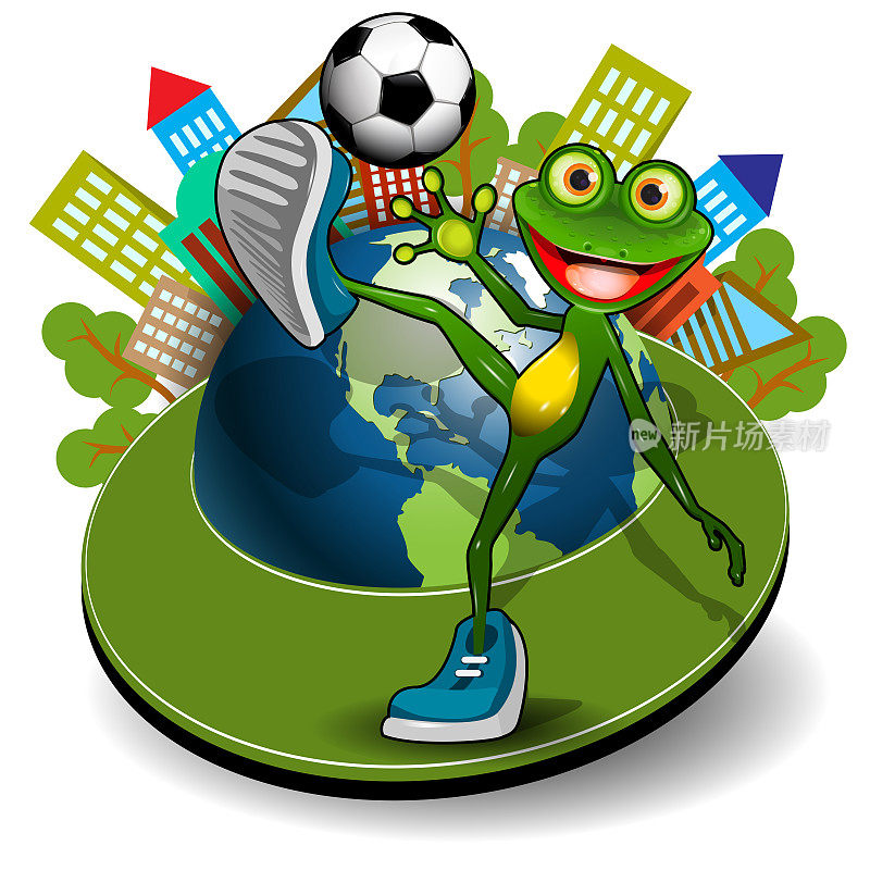 青蛙球和地球仪
