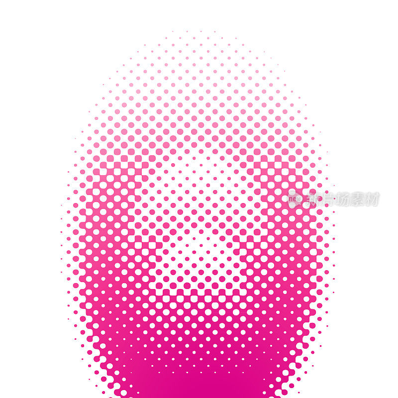 复古风格边框与半色调模式