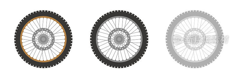 越野自行车轮胎插图集