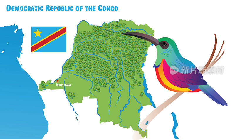 刚果民主共和国和帝王太阳鸟