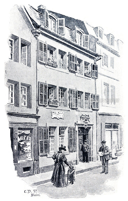 波恩,路德维希・贝多芬出生地,立面