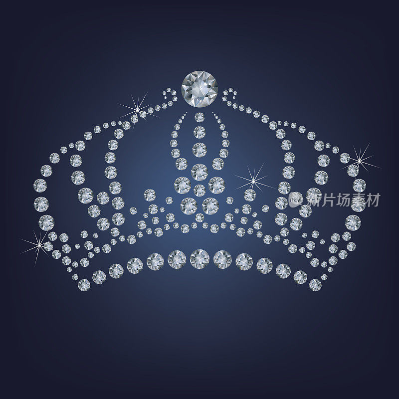 皇冠制造了很多钻石