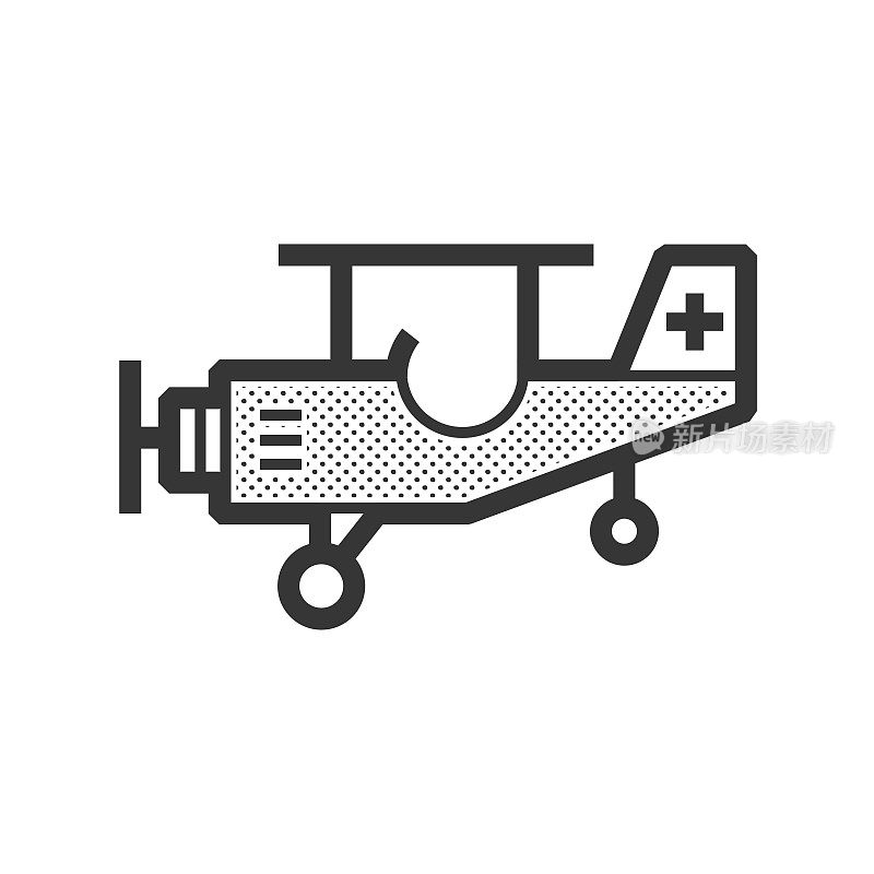 救护车小飞机图标