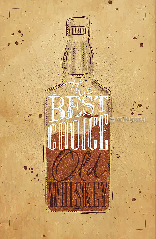 海报威士忌最好的选择工艺