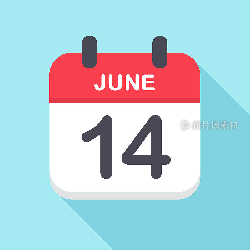 6月14日-日历图标